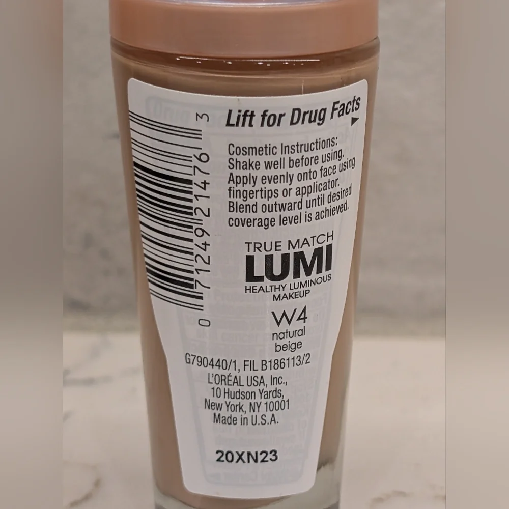 💚L'Oreal True Match Lumi Foundation - NWT - Natural Beige (W4) 1 oz